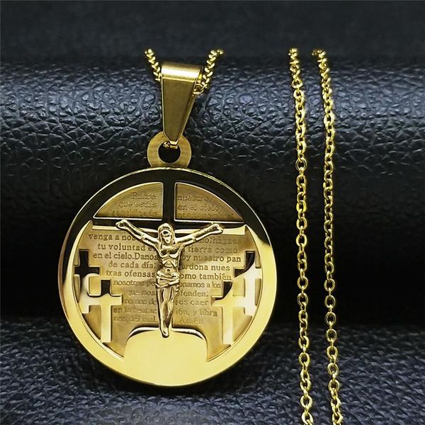 pendant necklaces stainless steel necklace chain men/women gold color cross bible shield jewelry collares de hombre nxs05, Silver
pendant necklaces stainless steel necklace chain men/women gold color cross bible shield jewelry collares de hombre nxs05, Silver