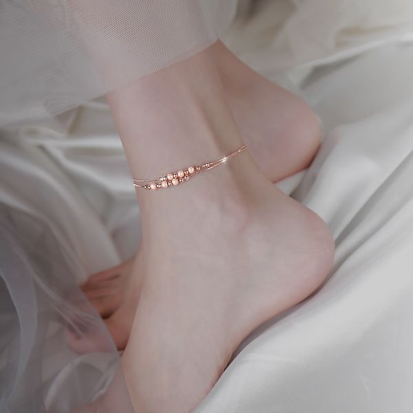 transport bead chains new tide web celebrity anklets female xia senior anklets, Silver
transport bead chains new tide web celebrity anklets female xia senior anklets, Silver