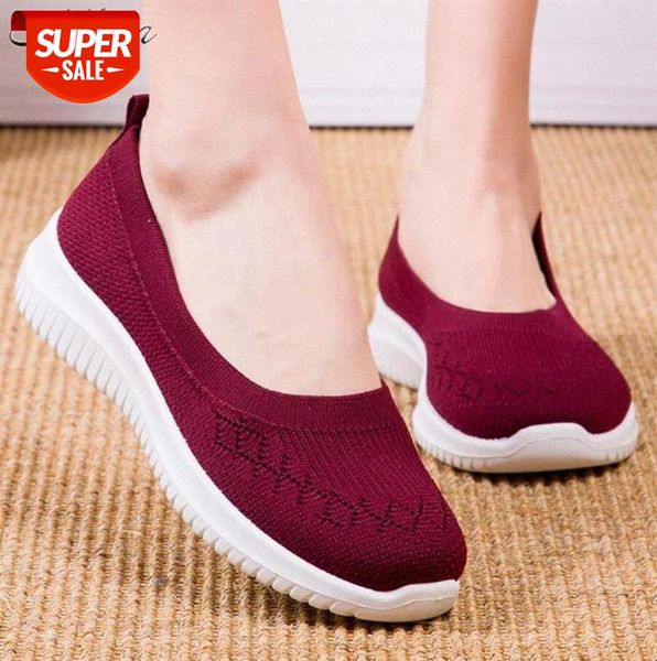 2020 women flat shoes knit woman casual slip on vulcanized female mesh soft breathable footwear for ladies sneakers #tw2m
2020 women flat shoes knit woman casual slip on vulcanized female mesh soft breathable footwear for ladies sneakers #tw2m