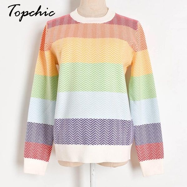 women's sweaters long sleeve knitting clothing 2021 korean fashion striped jacquard female pullover jumper casual sweater, White;black
women's sweaters long sleeve knitting clothing 2021 korean fashion striped jacquard female pullover jumper casual sweater, White;black