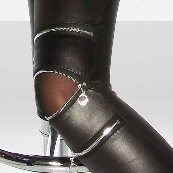 z20 faux leather fashion womens leggings high elastic skinny zippers pants hole pu legging leggins mujer, Black
z20 faux leather fashion womens leggings high elastic skinny zippers pants hole pu legging leggins mujer, Black