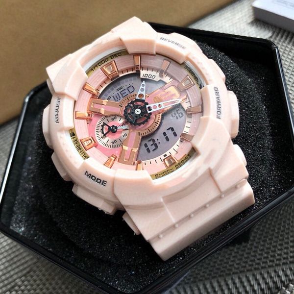 led sports watch baby-g fashion dial large area texture metal color designer men's and women's outdoor luminous diving (gift box p, Slivery;brown
led sports watch baby-g fashion dial large area texture metal color designer men's and women's outdoor luminous diving (gift box p, Slivery;brown