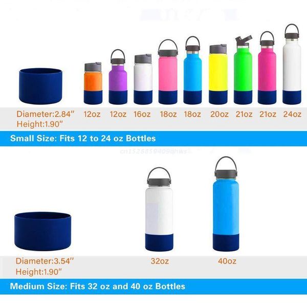 water bottle silicone protective sleeve for 12oz 32oz 64oz portable stainless steel bottles bottom cover dropship
water bottle silicone protective sleeve for 12oz 32oz 64oz portable stainless steel bottles bottom cover dropship