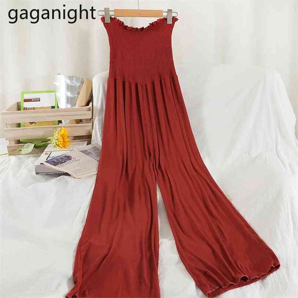 women fashion jumpsuit sleeveless off shoulder tube patchwork solid summer holiday straight jumpsuits casual loose 210601, Black;white
women fashion jumpsuit sleeveless off shoulder tube patchwork solid summer holiday straight jumpsuits casual loose 210601, Black;white