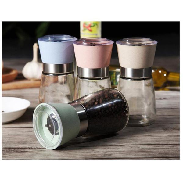 storage bottles & jars creative manual pepper grinder salt shaker professional glass bottle mill cruet kitchen supplies
storage bottles & jars creative manual pepper grinder salt shaker professional glass bottle mill cruet kitchen supplies