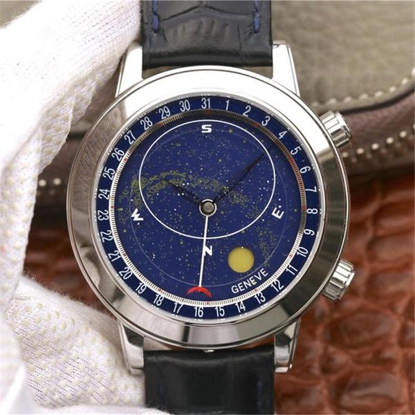 wristwatches watch for men complication chronograph automatic mechanical 6102p-001 starry sky 44mm leather strap 1:1, Slivery;brown
wristwatches watch for men complication chronograph automatic mechanical 6102p-001 starry sky 44mm leather strap 1:1, Slivery;brown