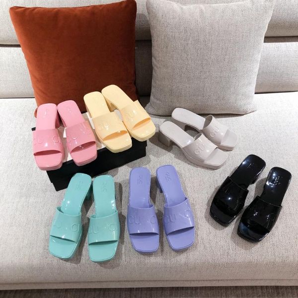 slippers 2021spring summer luxury designer women jelly fashion thick heel square toe slipper high heeled ladies heeles, Black
slippers 2021spring summer luxury designer women jelly fashion thick heel square toe slipper high heeled ladies heeles, Black