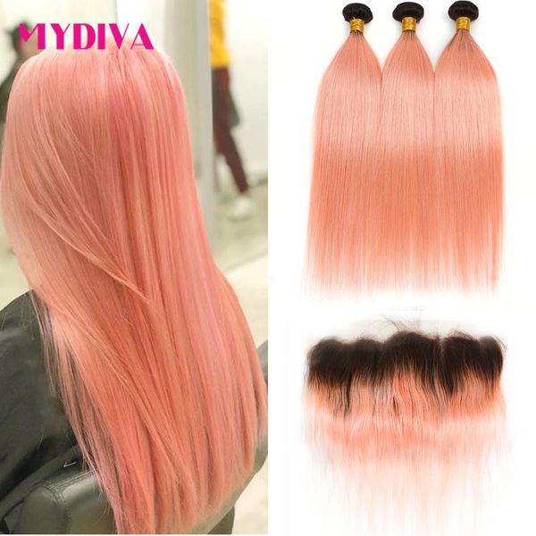 human hair bulks 1b/ pink bundles with frontal brazilian straight remy weave dark roots, Black
human hair bulks 1b/ pink bundles with frontal brazilian straight remy weave dark roots, Black