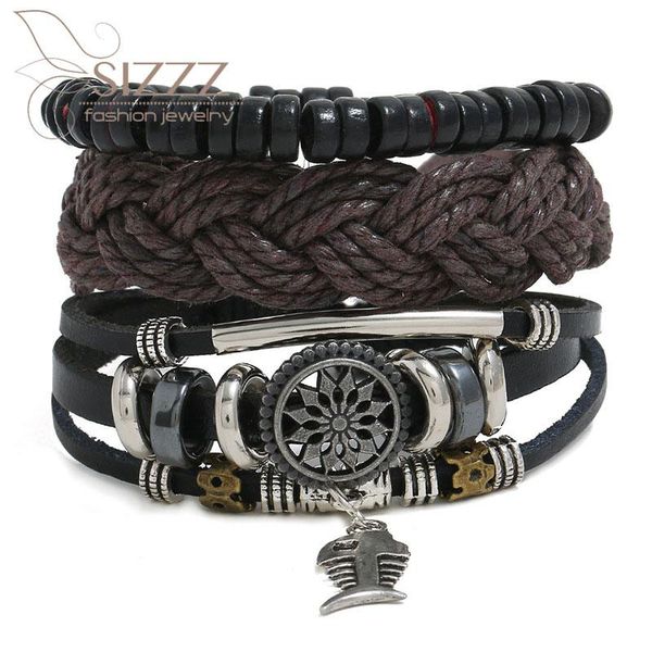 charm bracelets 2021 -selling hand-woven leather vintage woven multi-layer beading bracelet&bangles for women/men, Golden;silver
charm bracelets 2021 -selling hand-woven leather vintage woven multi-layer beading bracelet&bangles for women/men, Golden;silver