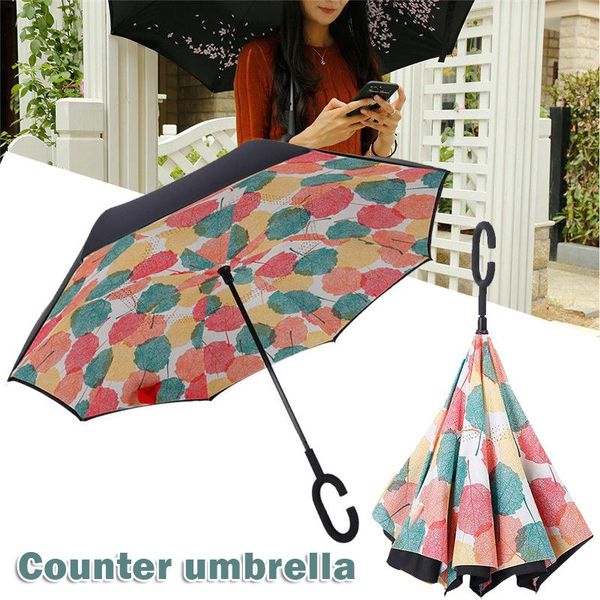 automatic hands-creatives umbrella long handle double-layer reverse for bicycle car camping accessories outdoor gadgets
automatic hands-creatives umbrella long handle double-layer reverse for bicycle car camping accessories outdoor gadgets