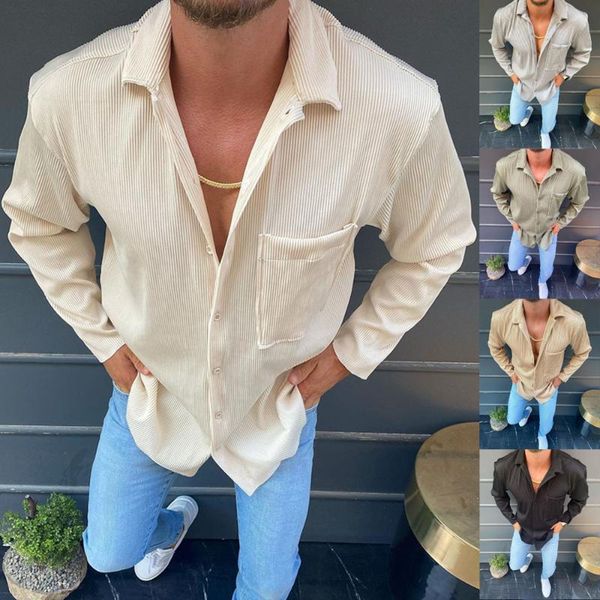 men's casual shirts ng luxury winter long sleeve corduroy men shirt with pockets, White;black
men's casual shirts ng luxury winter long sleeve corduroy men shirt with pockets, White;black