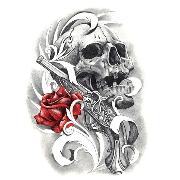 tattoo paste skeleton rose personalized waterproof men and women simulated color painting water transfer sticker
tattoo paste skeleton rose personalized waterproof men and women simulated color painting water transfer sticker