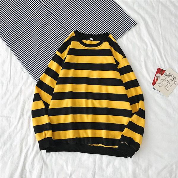 women's hoodies & sweatshirts winter women round neck stripe pullover long sleeved loose casual oversized hoodie sudaderas con capucha, Black
women's hoodies & sweatshirts winter women round neck stripe pullover long sleeved loose casual oversized hoodie sudaderas con capucha, Black