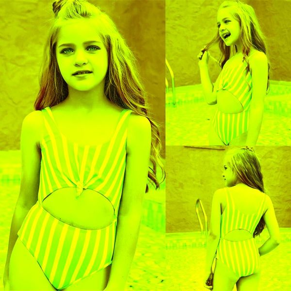 brand cute striped print girls holiday bikini set two piece swimsuit bathing suit children swimwear kids beach wear bañador one-pieces, Black
brand cute striped print girls holiday bikini set two piece swimsuit bathing suit children swimwear kids beach wear bañador one-pieces, Black