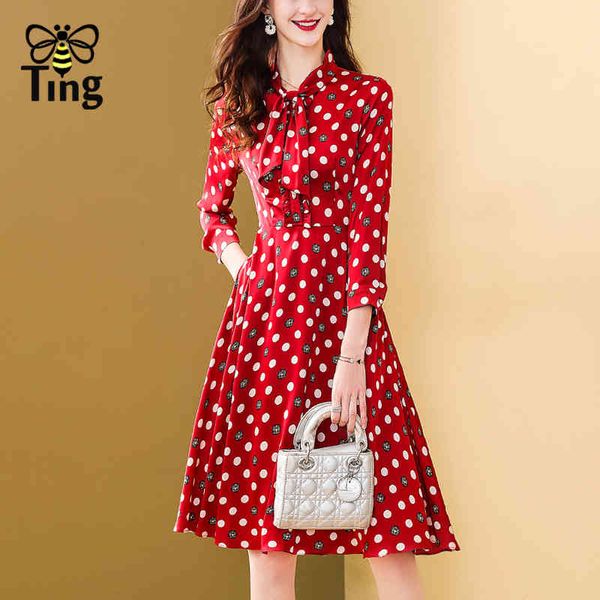 vintage elegant polka dot print red a line women dress retro bow collar ruched office lady work knee length zanzea 210513, Black;gray
vintage elegant polka dot print red a line women dress retro bow collar ruched office lady work knee length zanzea 210513, Black;gray