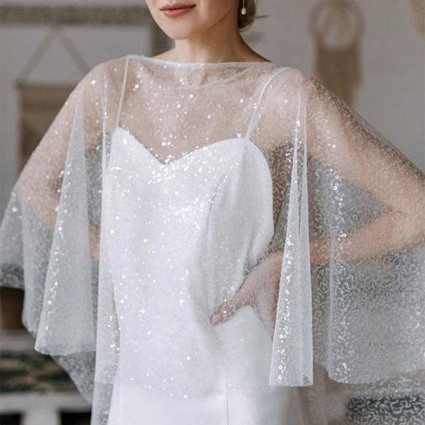 wraps & jackets women elegant luxury amazing shiny sequins cape evening celebrity lady formal glitter shawl event wrap, White
wraps & jackets women elegant luxury amazing shiny sequins cape evening celebrity lady formal glitter shawl event wrap, White
