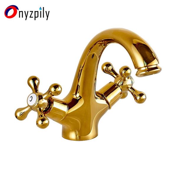 bathroom sink faucets golden finished basin and cold water mixer faucet deck mounted taps
bathroom sink faucets golden finished basin and cold water mixer faucet deck mounted taps
