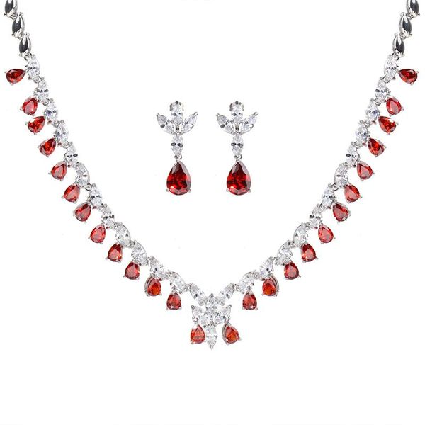 earrings & necklace bettyue ingenious design waterdrop zirconia jewelry set for women bridal wedding party delicate neckalce and earring fou, Silver
earrings & necklace bettyue ingenious design waterdrop zirconia jewelry set for women bridal wedding party delicate neckalce and earring fou, Silver