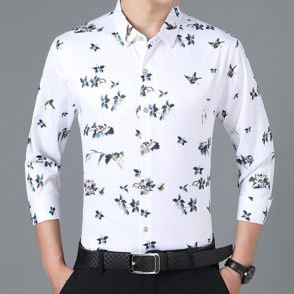 man 2021 autumn floral dresses long sleeve casual male shirts fashion digital printing clothes men's, White;black
man 2021 autumn floral dresses long sleeve casual male shirts fashion digital printing clothes men's, White;black