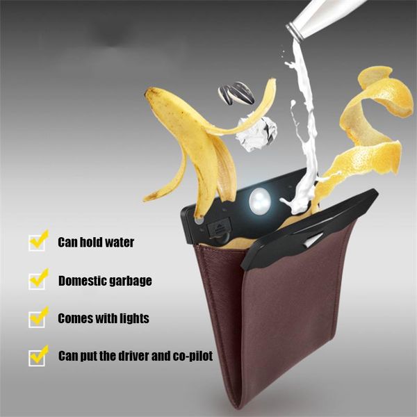 car organizer trash can storage bag in-car hanging creative fashion sticky led light multifunctional environmental protection garbage
car organizer trash can storage bag in-car hanging creative fashion sticky led light multifunctional environmental protection garbage