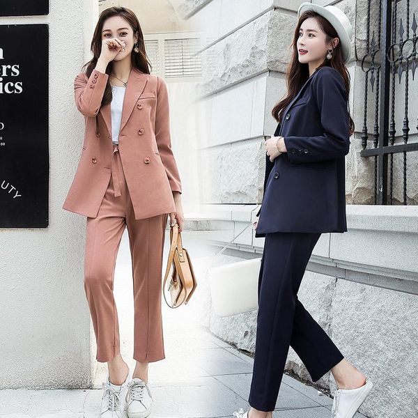 woman suits lady suit office british style female casual fashion business ol uniform two-piece women's two piece pants, White
woman suits lady suit office british style female casual fashion business ol uniform two-piece women's two piece pants, White