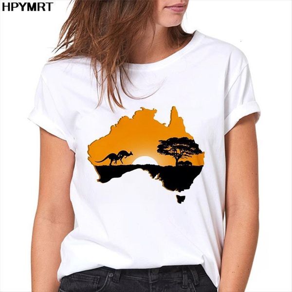 summer africa map kangaroo printed women hipster fashion harajuku white clothing
summer africa map kangaroo printed women hipster fashion harajuku white clothing