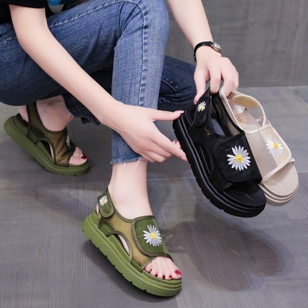 sandals sports women's summer 2021 thick-soled mesh soft-soled ladies all-match casual flat fish mouth women, Black
sandals sports women's summer 2021 thick-soled mesh soft-soled ladies all-match casual flat fish mouth women, Black