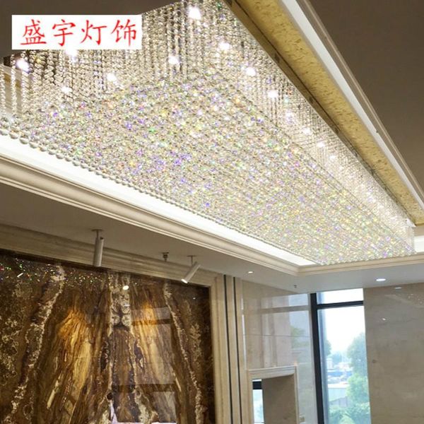 ceiling lights rectangular led chandelier bedroom living room el lobby non-standard engineering crystal lamps customization
ceiling lights rectangular led chandelier bedroom living room el lobby non-standard engineering crystal lamps customization