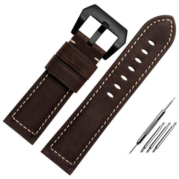 watch bands handmade watchband for brand wristband accessories vintage genuine crazy horse leather 20mm 22mm 24mm 26mm band strap, Black;brown
watch bands handmade watchband for brand wristband accessories vintage genuine crazy horse leather 20mm 22mm 24mm 26mm band strap, Black;brown