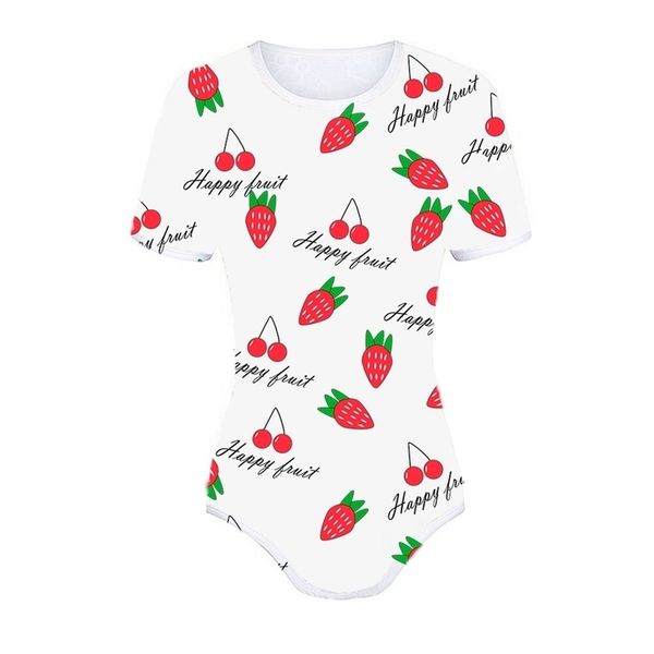 omsj summer short sleeve slim strawberry print bodysuit sweet style sleep party jumpsuits white o neck female one 210517, Black;white
omsj summer short sleeve slim strawberry print bodysuit sweet style sleep party jumpsuits white o neck female one 210517, Black;white