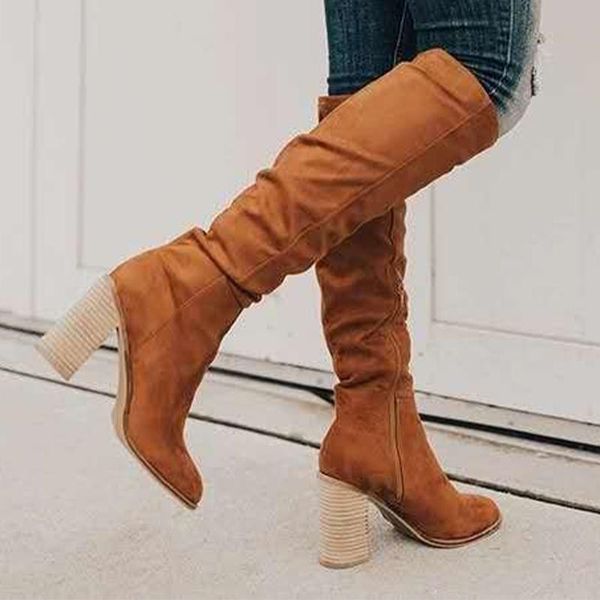 boots women's knee high ladies fashion round toe zip female solid warm plush shoes comfortable footwear for spring autumn, Black
boots women's knee high ladies fashion round toe zip female solid warm plush shoes comfortable footwear for spring autumn, Black