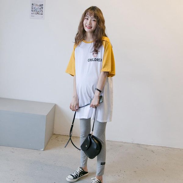 maternity dresses summer patchwork long t-shirt short sleeve 100% cotton tshirt pregnancy loose fashion pregnant women lovely clothes, White
maternity dresses summer patchwork long t-shirt short sleeve 100% cotton tshirt pregnancy loose fashion pregnant women lovely clothes, White