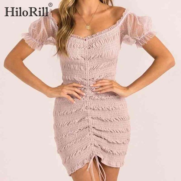 women mesh patchwork bodycon dresses chic drawstring pleated party summer short sleeve mini robe 210508, Black;gray
women mesh patchwork bodycon dresses chic drawstring pleated party summer short sleeve mini robe 210508, Black;gray