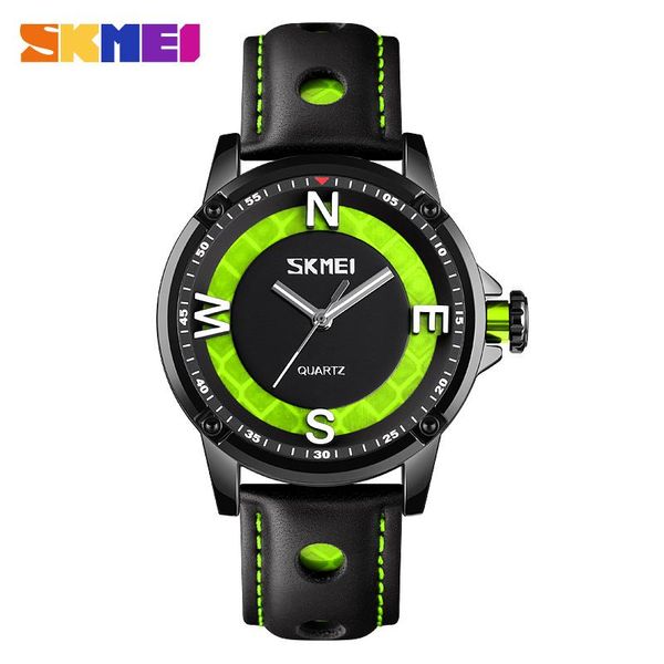 wristwatches 2021 skmei men's quartz watch waterproof luminous sports men leather strap clock male relogio masculino 9211, Slivery;brown
wristwatches 2021 skmei men's quartz watch waterproof luminous sports men leather strap clock male relogio masculino 9211, Slivery;brown