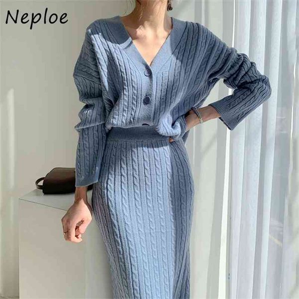 chic elegant suit v-neck twist patchwork knitted sweater women + high waist bodycon skirt autumn winter 2 piece set 210422, White
chic elegant suit v-neck twist patchwork knitted sweater women + high waist bodycon skirt autumn winter 2 piece set 210422, White