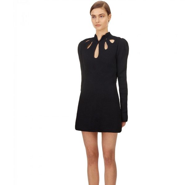 beaukey autum winter black white long sleeves bandage dress women mini high neck hollow out party club vestidos 210414, Black;gray
beaukey autum winter black white long sleeves bandage dress women mini high neck hollow out party club vestidos 210414, Black;gray