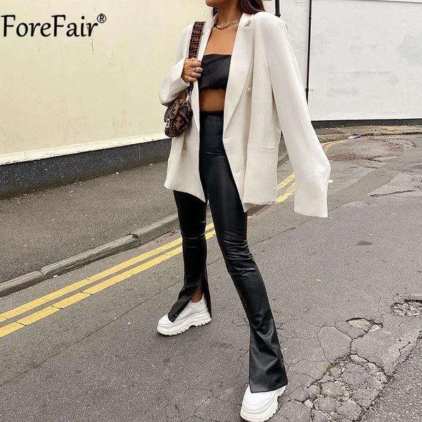 black women faux leather pants trouser split boot cut pants autumn winter fashion high waist skinny pu pants 2021, Black;white
black women faux leather pants trouser split boot cut pants autumn winter fashion high waist skinny pu pants 2021, Black;white