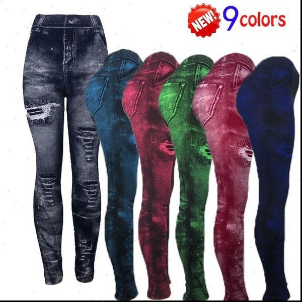 imitation jeans pencil pants womens leggings spring autumn push up clothing fitness woman clothes, Black
imitation jeans pencil pants womens leggings spring autumn push up clothing fitness woman clothes, Black