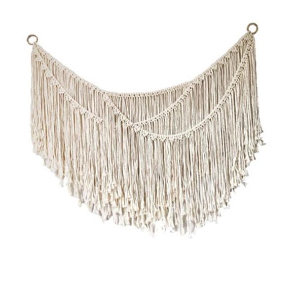 tapestries af88 -super large macrame wall hanging handwoven bohemian cotton rope boho tapestry home decor art (with iron ring)
tapestries af88 -super large macrame wall hanging handwoven bohemian cotton rope boho tapestry home decor art (with iron ring)