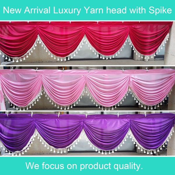 curtain & drapes 6m wedding backdrop swags with diy tassel table for event party decoration luxury skirt design
curtain & drapes 6m wedding backdrop swags with diy tassel table for event party decoration luxury skirt design
