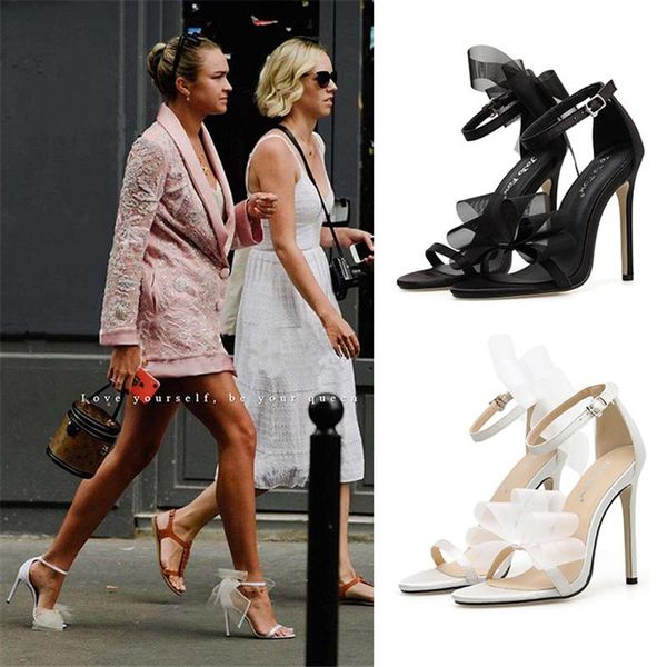 ladies summer high heels stiletto buckle strap gladiator sandals peep toe women pumps party asymmetric bow shoe, Black
ladies summer high heels stiletto buckle strap gladiator sandals peep toe women pumps party asymmetric bow shoe, Black