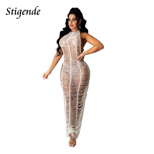 women's swimwear stigende women knit backless crochet maxi dress cover up summer long beach vacation hollow out mesh sundress, White;black
women's swimwear stigende women knit backless crochet maxi dress cover up summer long beach vacation hollow out mesh sundress, White;black