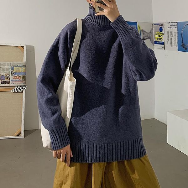 men's sweaters turtleneck knitted sweater solid color warm winter male pullovers korean style women's fashion 6 colors, White;black
men's sweaters turtleneck knitted sweater solid color warm winter male pullovers korean style women's fashion 6 colors, White;black