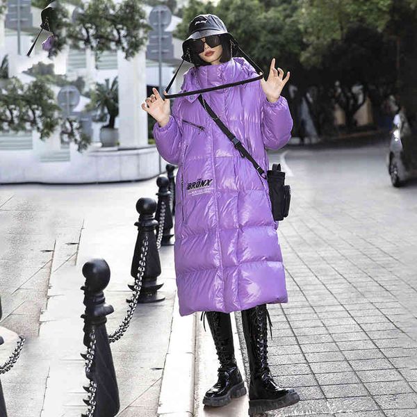 women's down & parkas tuogu chao brand women's clothes winter european goods solid color high sense white goose down hooded long j, Black
women's down & parkas tuogu chao brand women's clothes winter european goods solid color high sense white goose down hooded long j, Black