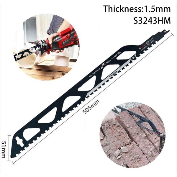 hand tools alloy saber reciprocating saw blade s3243hm for cutting light wall 455mm metal wood assorted blades woodworking
hand tools alloy saber reciprocating saw blade s3243hm for cutting light wall 455mm metal wood assorted blades woodworking
