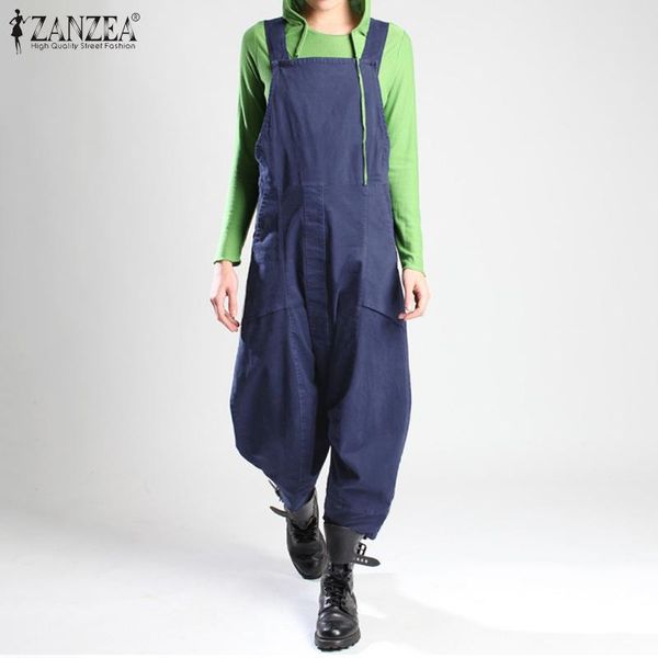 women's jumpsuits & rompers plus size zanzea fashion turnip solid straps dungarees women long harem romper drop-crotch overalls cargo p, Black;white
women's jumpsuits & rompers plus size zanzea fashion turnip solid straps dungarees women long harem romper drop-crotch overalls cargo p, Black;white