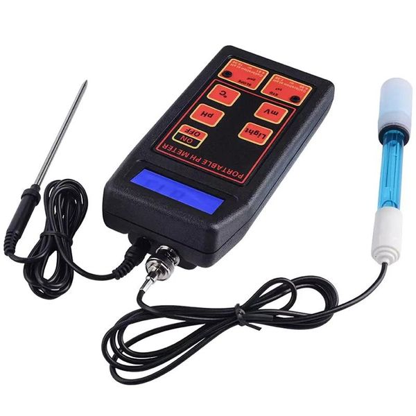 meters 3-in-1 high accuracy portable ph/mv/temp meter + replaceable ph & orp electrodes temperature probe
meters 3-in-1 high accuracy portable ph/mv/temp meter + replaceable ph & orp electrodes temperature probe