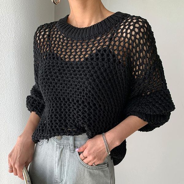 women's blouses & shirts 2021 summer style korean retro blouse female elegant round neck blusa hollow perspective loose wild sunscreen, White
women's blouses & shirts 2021 summer style korean retro blouse female elegant round neck blusa hollow perspective loose wild sunscreen, White