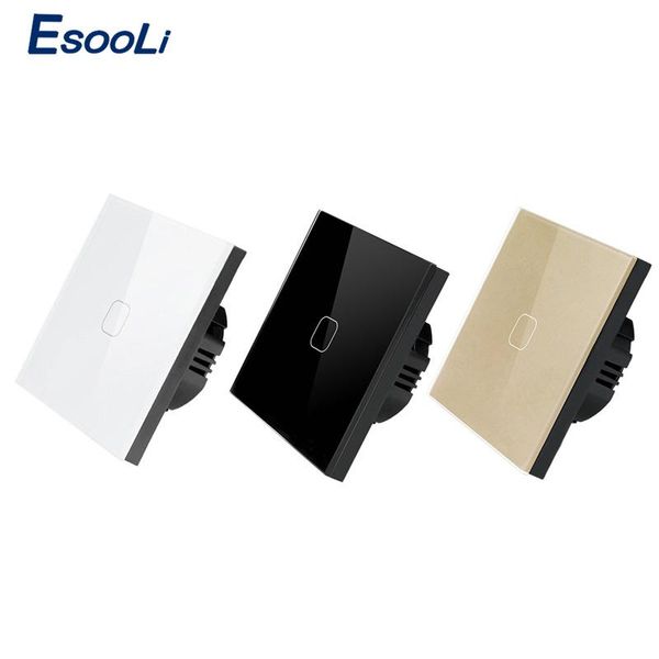 smart home control esooli eu/uk standard wall switch crystal glass panel touch switch,1 gang 1 way light screen,olny function
smart home control esooli eu/uk standard wall switch crystal glass panel touch switch,1 gang 1 way light screen,olny function