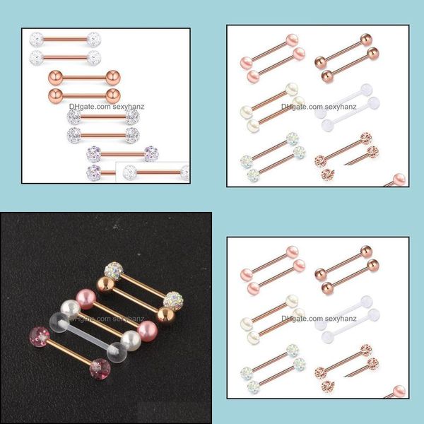 other body jewelry imixlot 1set mix color crystal ball acrylic tongue stainless piercing ring rings helix drop delivery 2021 syw3k, Slivery;golden
other body jewelry imixlot 1set mix color crystal ball acrylic tongue stainless piercing ring rings helix drop delivery 2021 syw3k, Slivery;golden